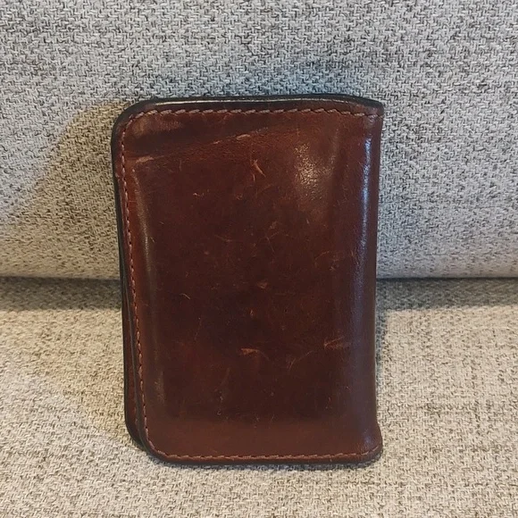 Dark Brown Everyday Bifold Wallet - Clayton and Crume Used Initials On Front* - Picture 2 of 8